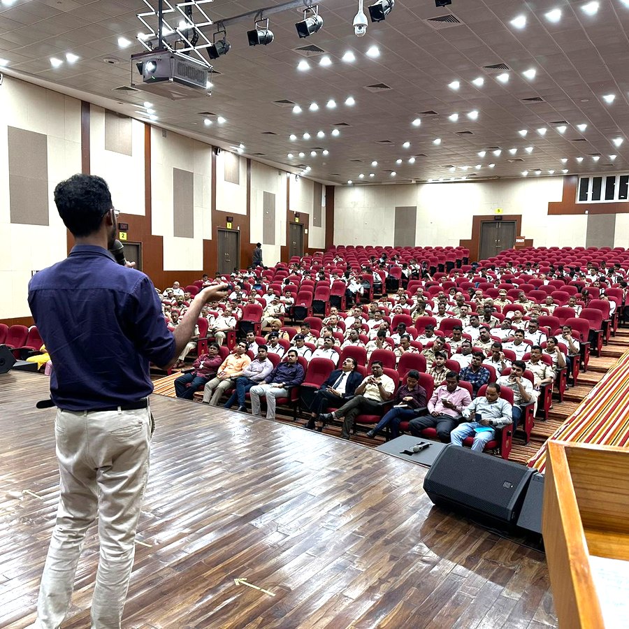 Cybersecurity awareness for 300+ senior leaders, National Fire Service College, Nagpur.
